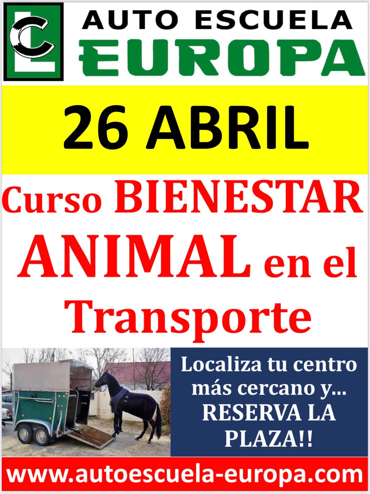 CURSO DE BIENESTAR ANIMAL EN EL TRANSPORTE